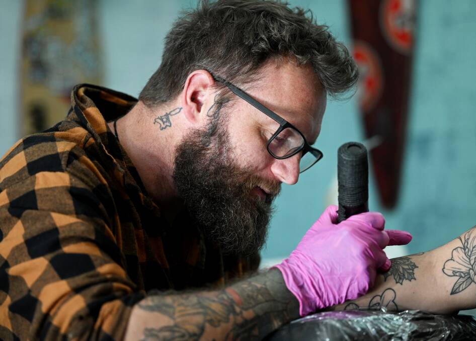 Back in the 80s' only one in ten shops would have a female tattoo artist; today they have become the majority. Picture by Gareth Gardner