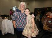 Debra Dalton with her granddaughter Addison Dalton at the NAIDOC Week Elders Long Lunch. Picture by Peter Hardin