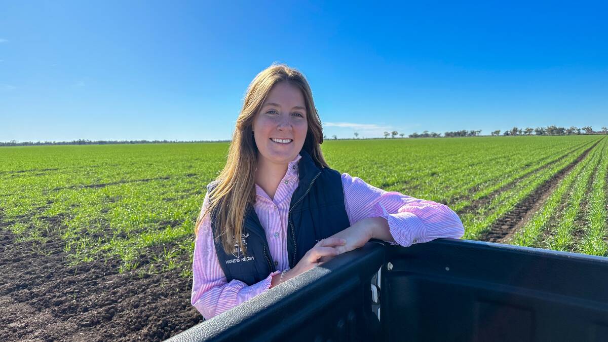 Trainee agronomist Claudia Dunn enjoyed studying media and communications at UNE, but knew agriculture was for her after completing seasonal work across NSW. Picture by Elka Devney