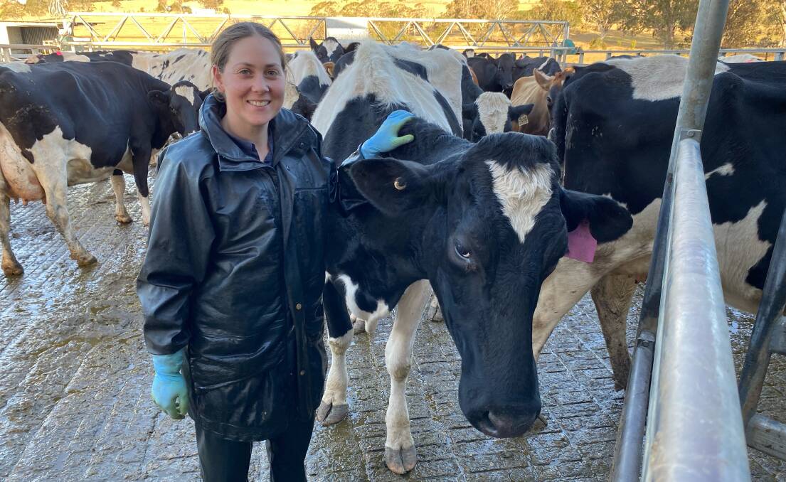 Chloe Wilson has a strong passion for the dairy industry. Picture supplied