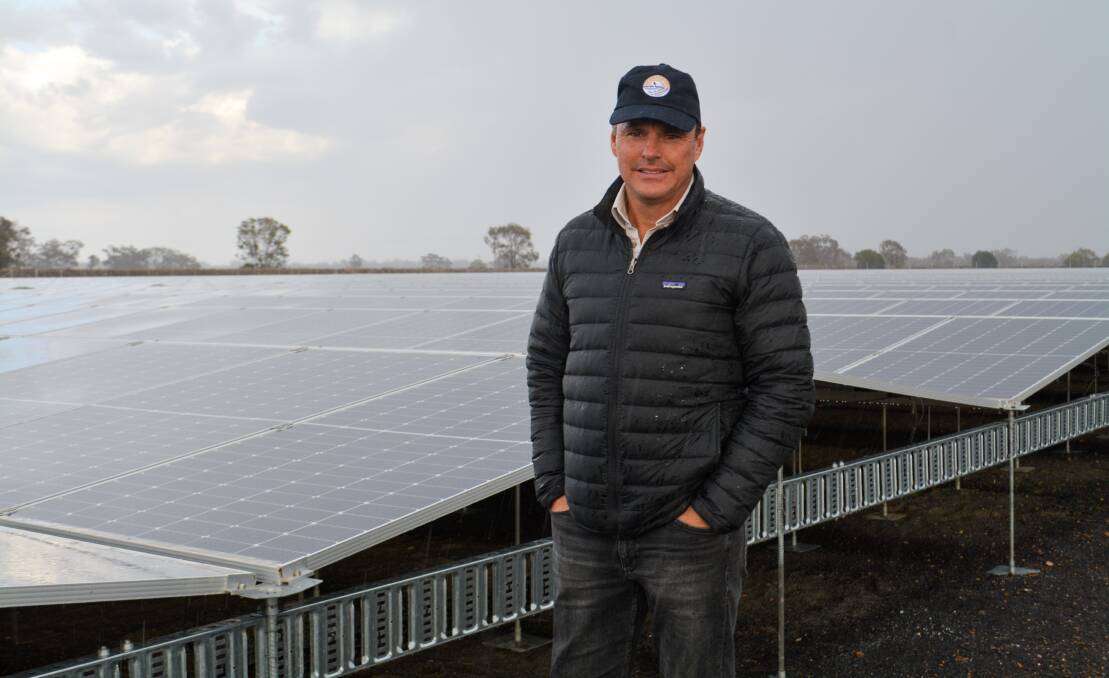 Sundown Pastoral Company owner David Statham with the first stage of the project, Wathagar Gin, near Moree. Picture by Elka Devney