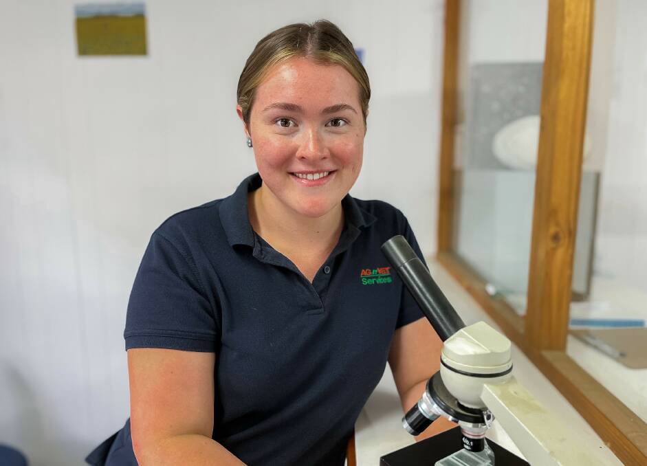 While Imogen Kennedy-Todhunter always planned to have a career in medicine, she quickly discovered agriculture was the industry for her after joining the Narromine AGnVET team. Picture supplied. 