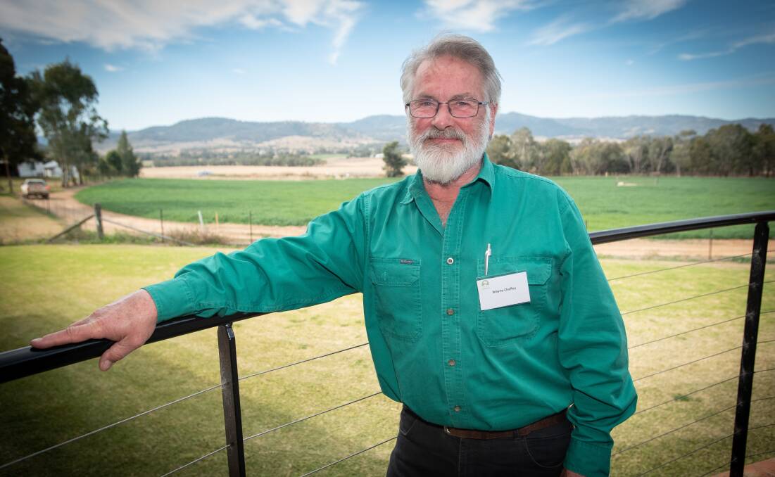 Tamworth's Wayne Chaffey has received a University of New England Community Alumni Award, which pays tribute to significant contributions in the community sector. Picture by Peter Hardin
