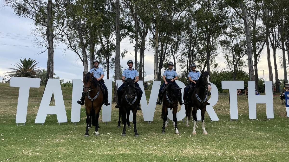 Police will focus on road safety, anti-social behaviour and alcohol-related violence during the 2024 Tamworth Country Music Festival. Picture supplied by NSW Police Media