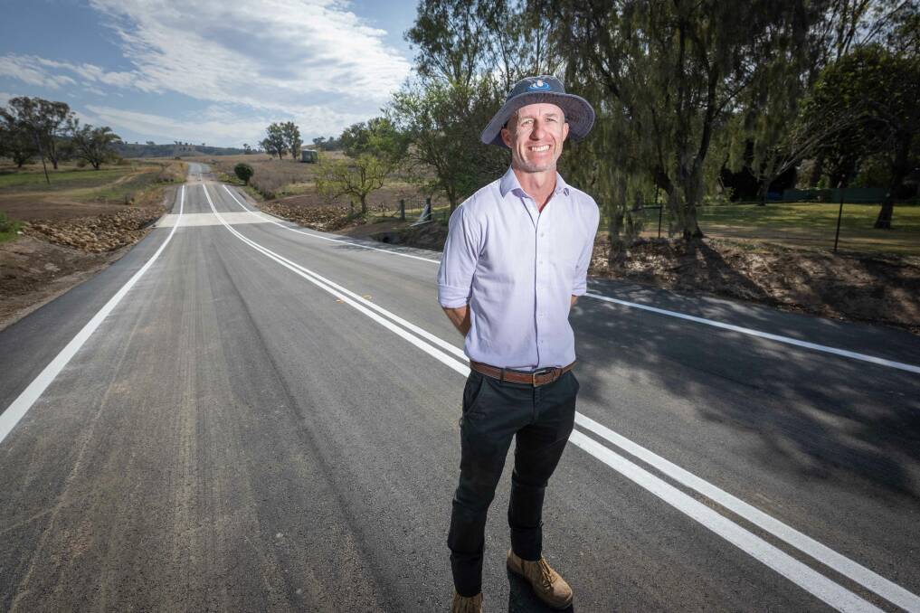 Tamworth Regional Council expects to open the $725,000 upgrade to the Davidsons Lane causeway on the afternoon of Friday, September 8. Pictures by Peter Hardin
