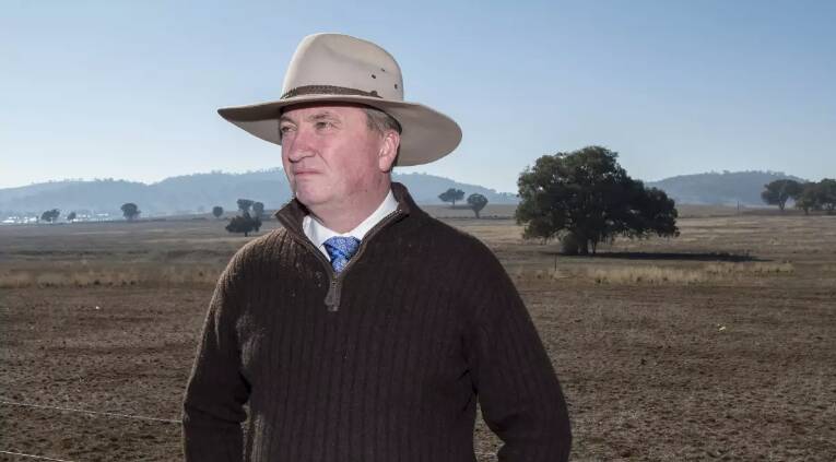 Member for New England Barnaby Joyce. Picture from file