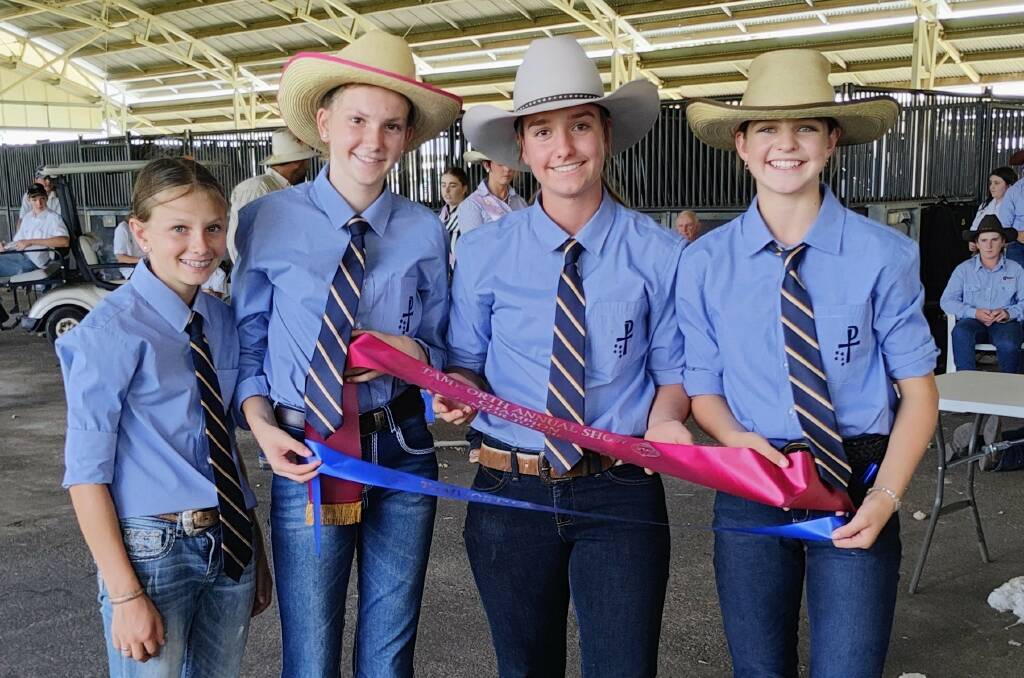 McCarthy Catholic College junior high point 2024 Tamworth Show Schools' Competition team. Picture supplied