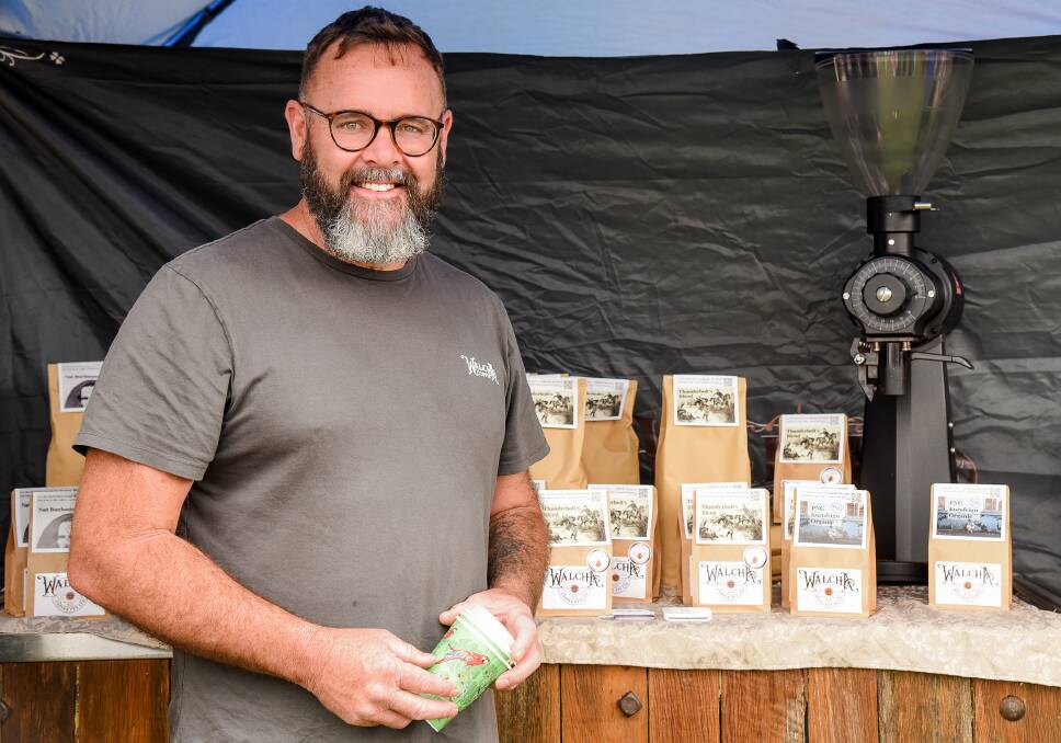 Cameron Hayton, Walcha Coffee, has been among the vendors to join the Seasons of New England Expo. Picture supplied