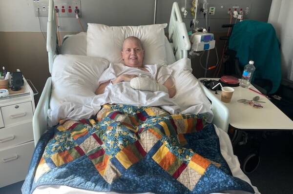 Barraba woman, Elizabeth "EJ" Ervine has lost both her legs, one hand and the tips of the fingers on her other hand after complications from catching COVID-19. Picture supplied