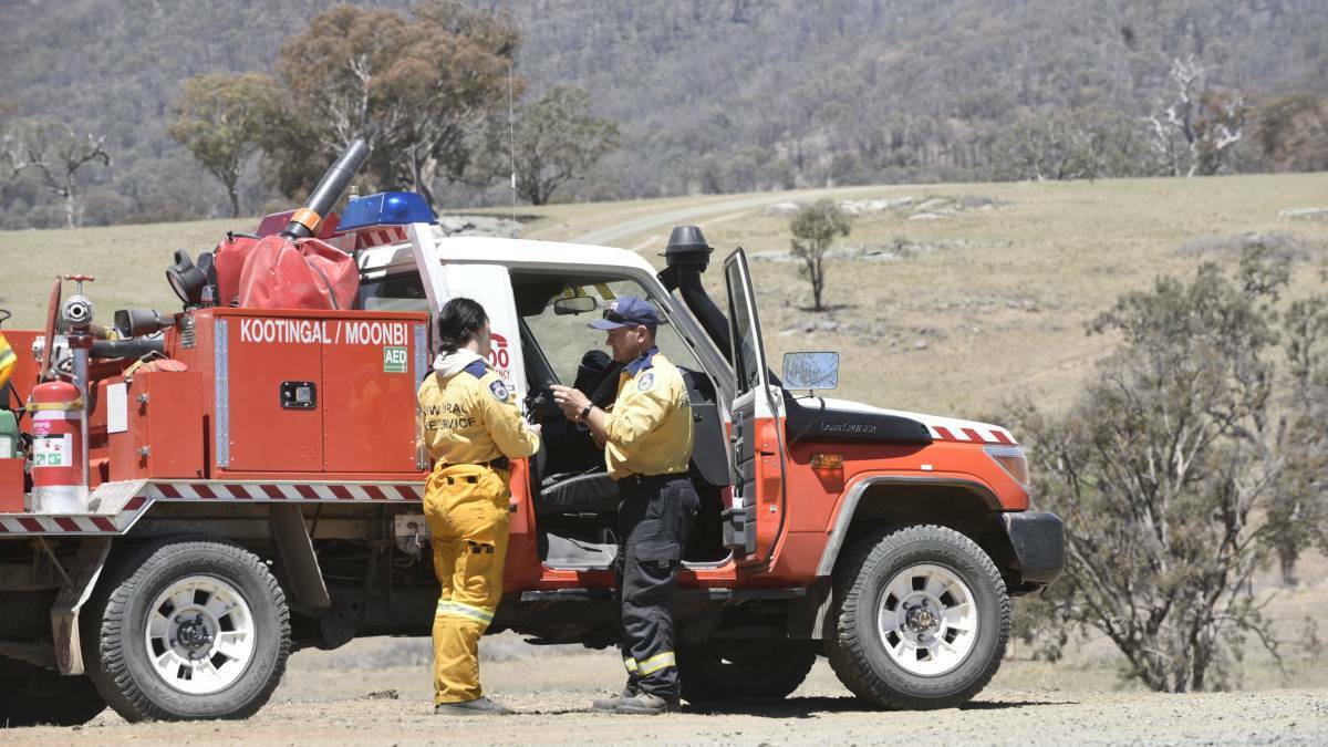 Rural Fire Service firefighters have confirmed the Kootingal fire is burning across 16 hectares in rugged, steep country. Picture file
