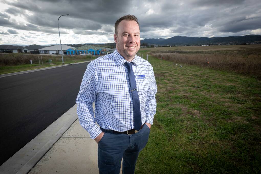 Burke and Smyth director, sales manager and selling agent Jason Wherritt says Tamworth house prices are starting to 'settle ... a little bit', although certain areas have still risen just due to demand for the area, lifting from five to 10pc. Picture by Peter Hardin 