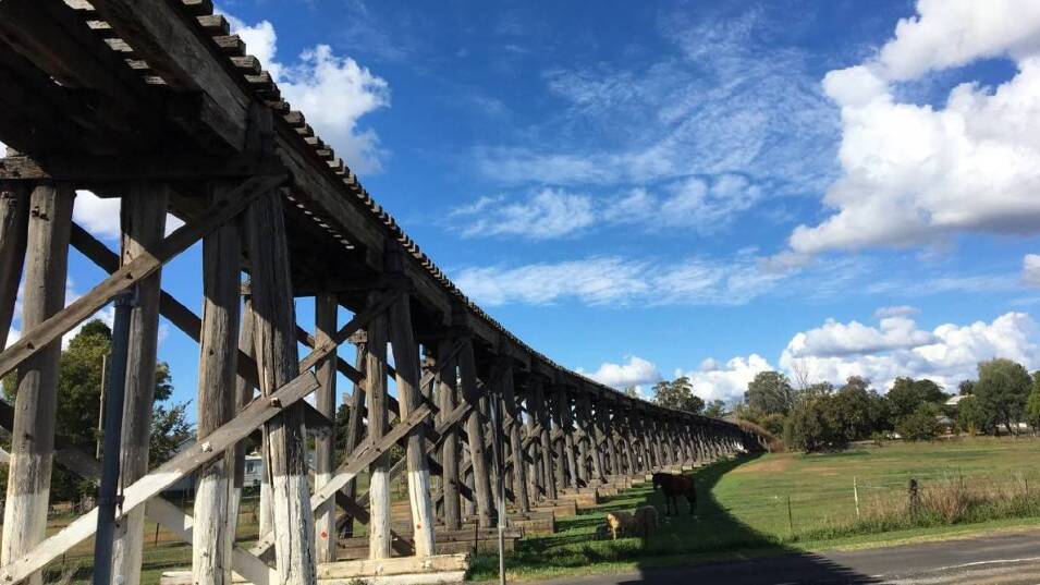 The Manilla Viaduct has been added to the NSW Heritage Register which provides the structure with protections under NSW law. Picture file