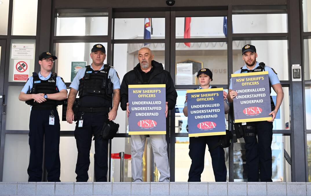 Tamworth Sheriffs walked off the job for two hours on Thursday, July 4, demanding a pay raise. Picture by Gareth Gardner 