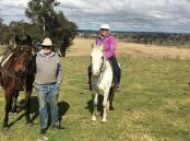 Bill Upjohn and Jan Upjohn taught horse riding at Harlow Park for five decades. They have recently sold the property and are moving to Uralla. Picture Supplied.