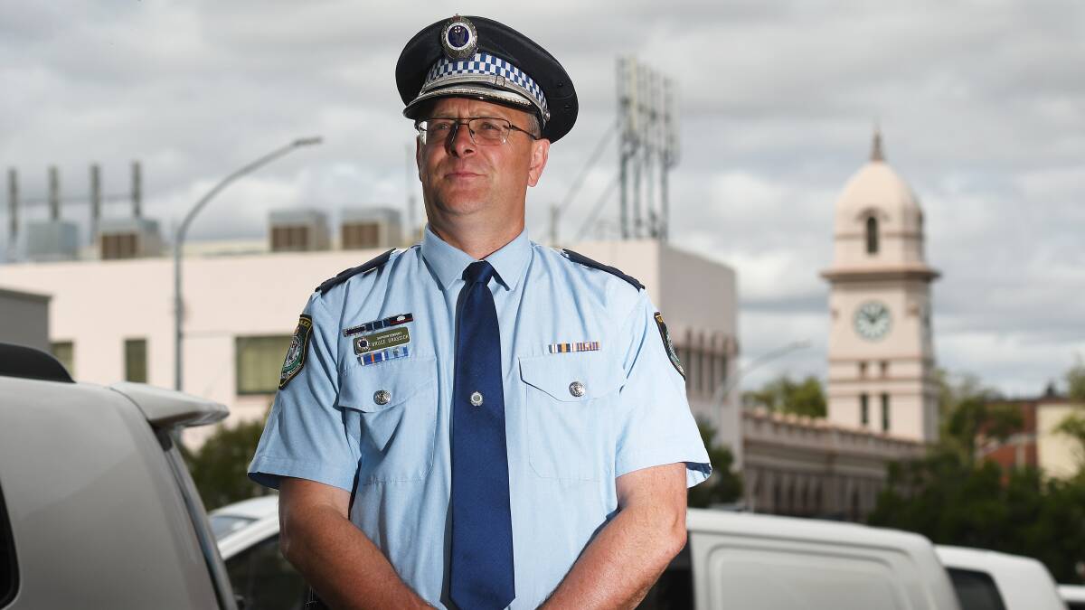 Superintendent Bruce Grassick is at the helm of the Oxley Police District and 21 police stations. Picture by Gareth Gardner