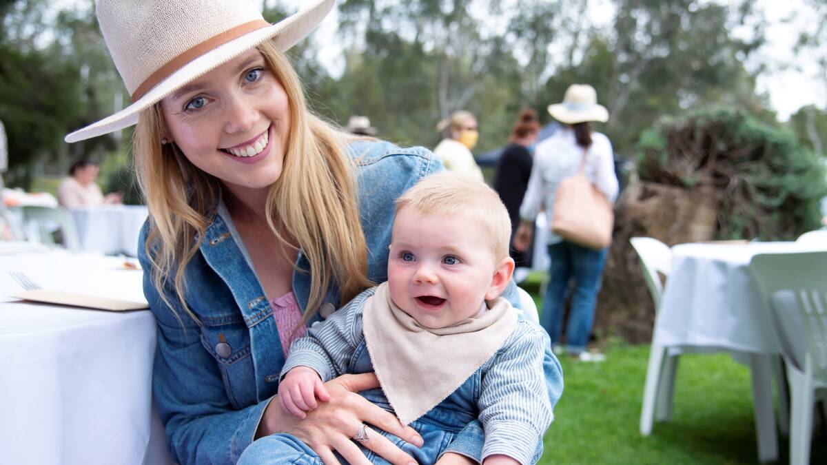 Harvest Gunnedah is an ideal event for families who want to enjoy a day out in. Pictured are Emily Surman and her son Tommy at the debut event in 2021. Picture supplied