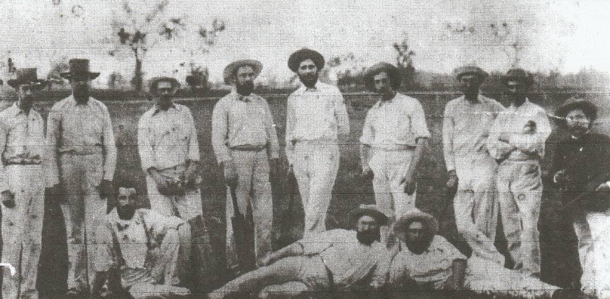 Members of the Endeavour Cricket Club, an early Tamworth team, from the 1884-85 cricket season. Picture supplied