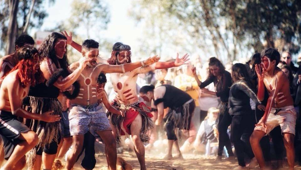 Dancers at a previous event at the Myall Creek Memorial Gathering. Picture from file.