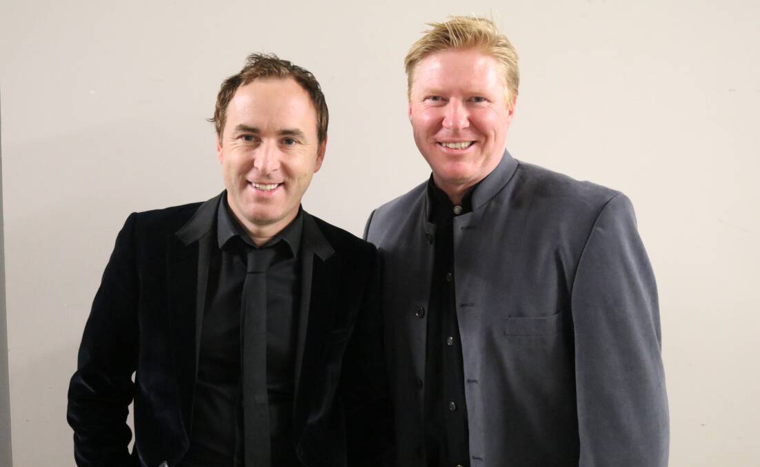  Damien Leith and Darren Coggan are in good company, Tamworth's Capitol Theatre, Saturday April 6. Picture supplied.