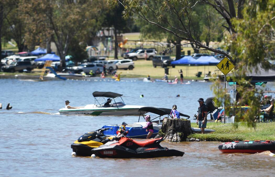 Lake Keepit will be very busy over the Easter long weekend. Picture from file 