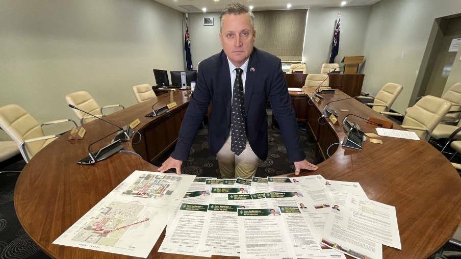 Gunnedah Shire Council mayor Jamie Chaffey is shocked and disappointed at NSW Health's revised plans for the town's new hospital. Picture supplied