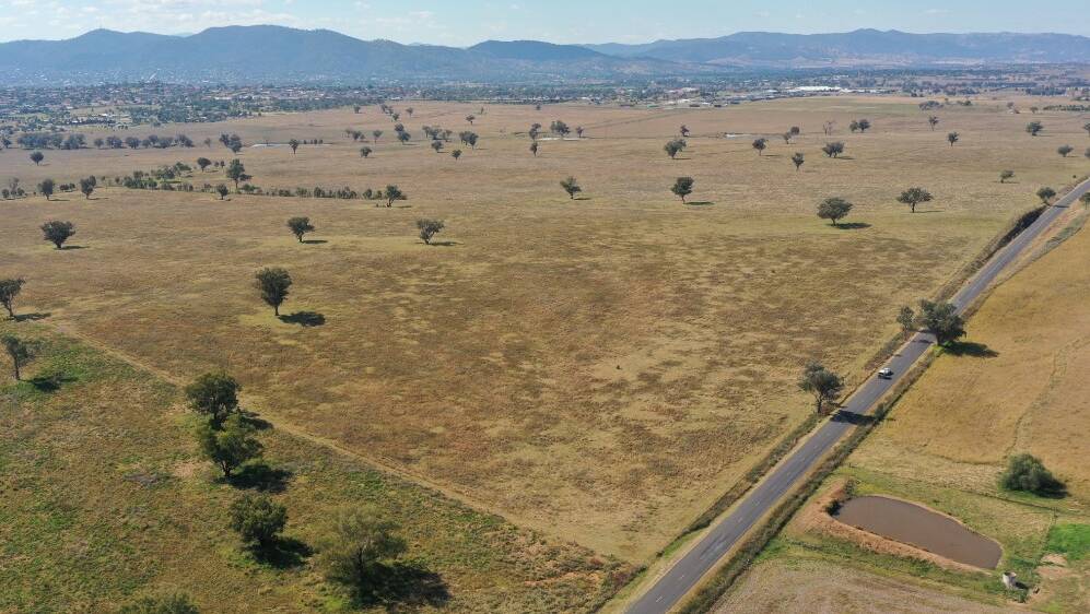 The Arcadia Estate will be located on the southern side of Hillvue in Tamworth. Picture by TRC. 