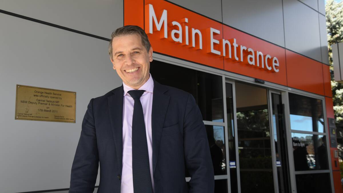 NSW Health Minister Ryan Park visited Orange on Thursday. Picture by Carla Freedman