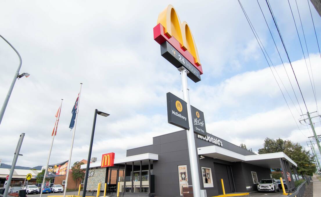 A 20-year-old man is accused of threatening workers at the West Tamworth McDonalds with a baseball bat. Picture by Peter Hardin