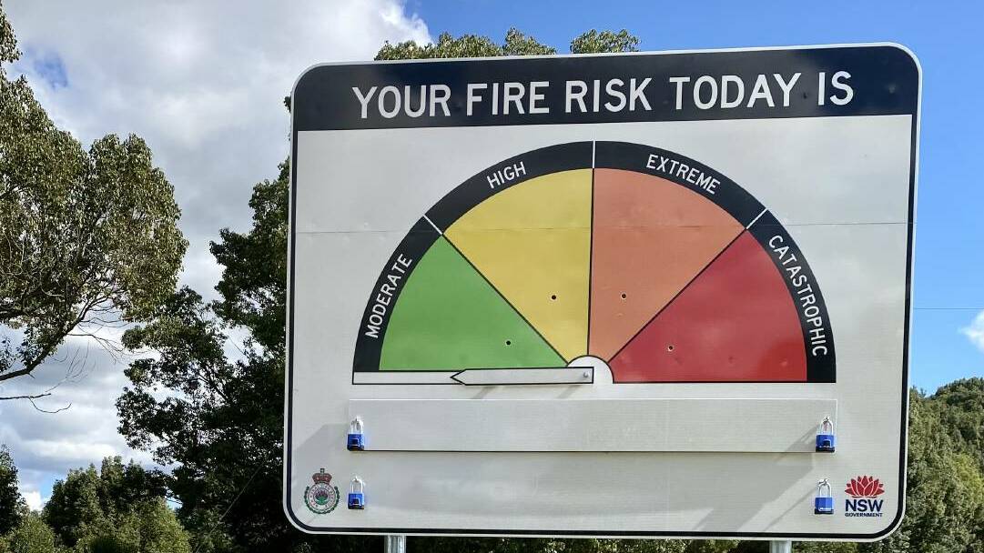 The new Fire Danger Rating system introduced across the country will be easier to understand the RFS said. Picture supplied
