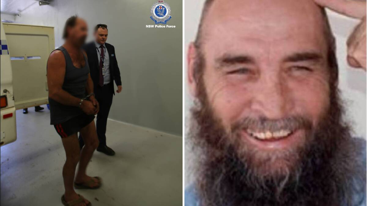 Bruce Anthony Coss, pictured left, was arrested in 2019 after a renewed investigation into the disappearance of Darren Royce Willis, who went missing in 2010. Pictures supplied by NSW Police