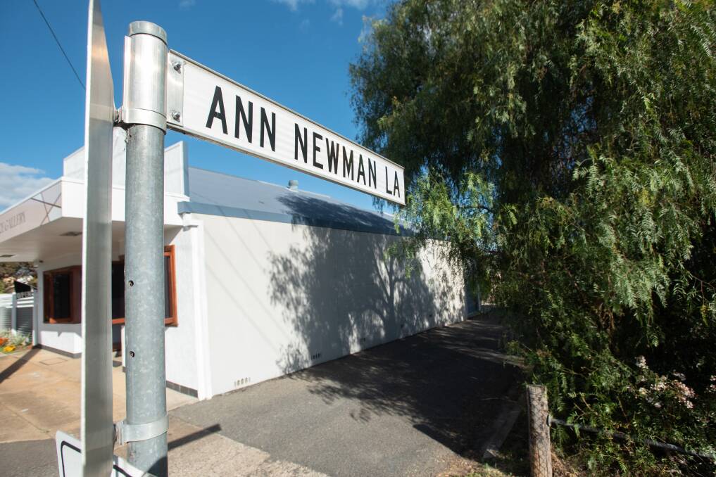 The woman was robbed in Ann Newman Lane off Carthage Street in East Tamworth. Picture by Peter Hardin