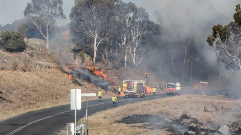 Most of the fires have been on the roadside in the Uralla area, including the New England Highway, and have spread into scrubland or paddocks. Picture from file