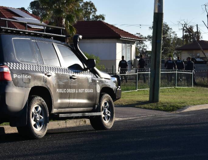 The Public Order Riot Squad (PORS) from Sydney was deployed to Tamworth for three days. Picture file