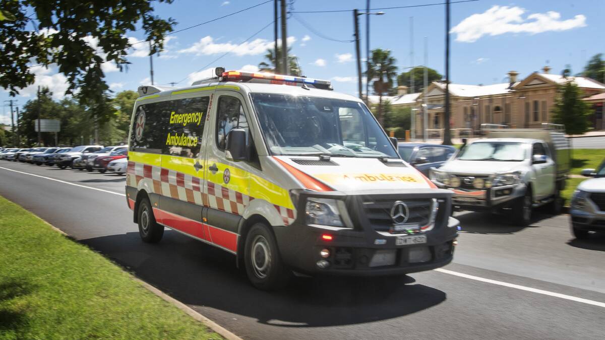 The child was taken to Tamworth hospital. Picture from file.