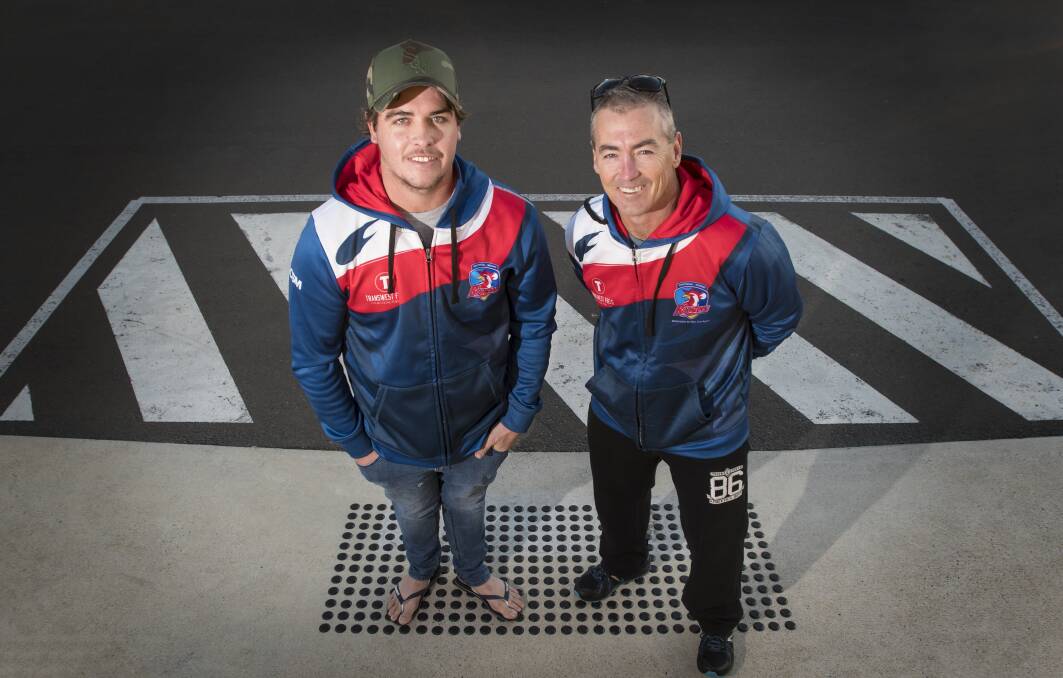 FAMILY AFFAIR: Jordan and Geoff Sharpe will lead the Kootingal-Moonbi Roosters both on and off the field in season 2019. Photo: Peter Hardin 