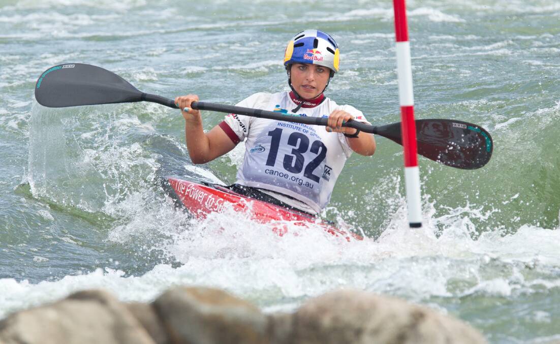 Jessica Fox is aiming to retain her gold medal in the canoe slalom. Picture by Geoff Jones