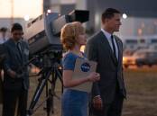 Scarlett Johansson and Channing Tatum in Fly Me to the Moon. Picture Sony Pictures