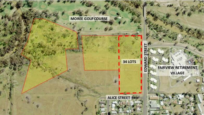 Moree Aboriginal Lands Council wants to build 34 homes on this site, which would make it the largest subdivision seen in Moree in the past 20 years.