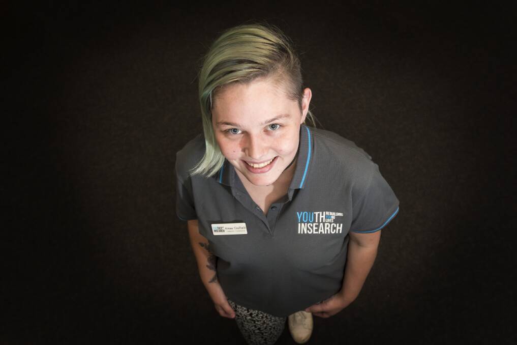 Living proof: Aimee Caulfield has been named a finalist in the NSW Volunteer of the Year Awards. Photo: Peter Hardin