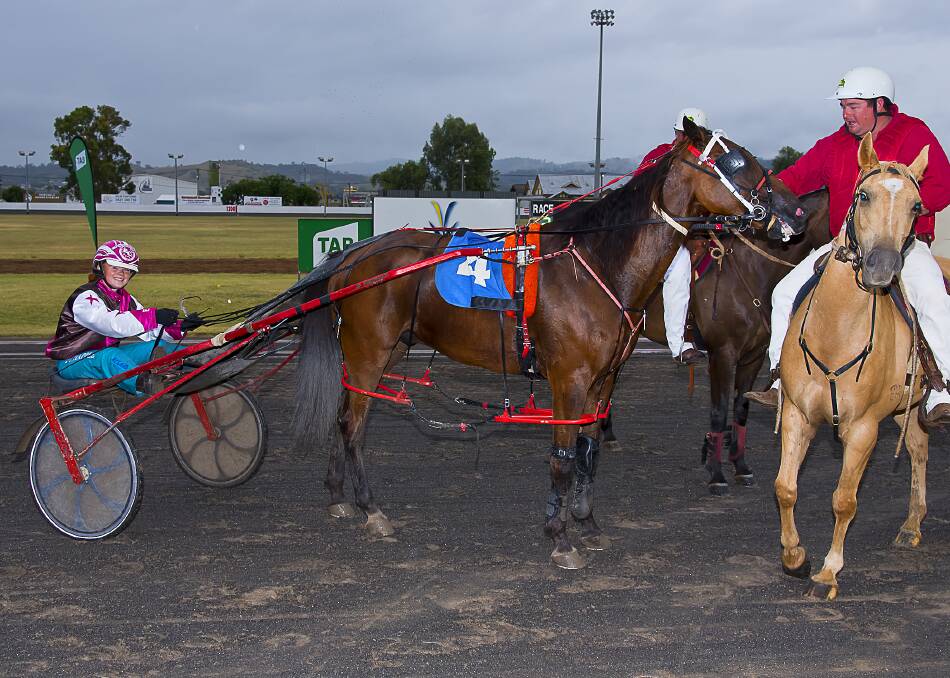 SPECIAL MOMENT: Elly Chapple claimed her first win as a trainer on Saturday. Photo: PeterMac Photography