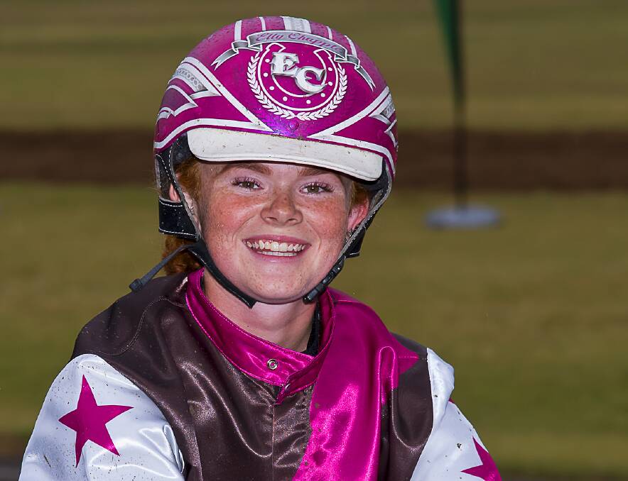 BEAMING: You couldn't wipe the smile off Elly Chapple's face after her win on Saturday. Photo: PeterMac Photography