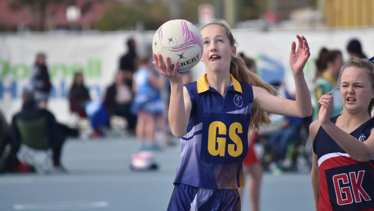 Netball action from May. Photo: Ben Jaffrey