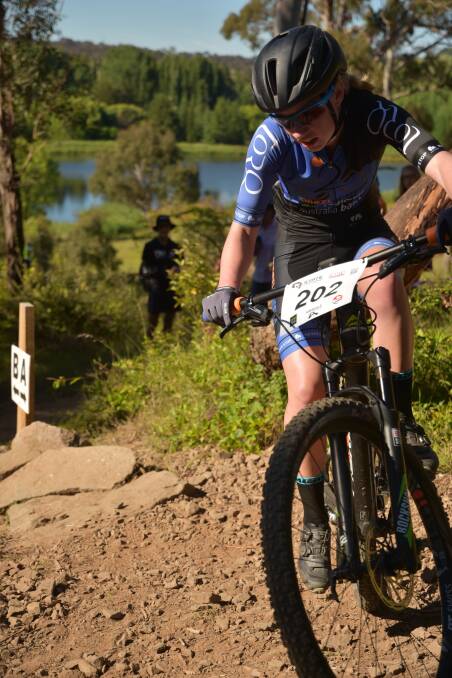 TAKING ON THE WORLD: Emily Wooster will race in the under-19 event at the Mountain Bike World Championships in Canada. Photo: Isabella Hosking. 