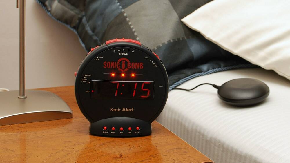 This alarm clock will wake just about every heavy sleeper. Picture supplied