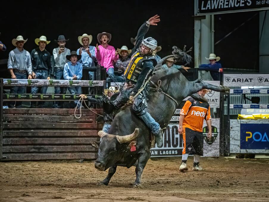 HARDCORE: Aaron Kleier will be in action when the PBR Origin series hits Tamworth on April 23. Photo: Supplied