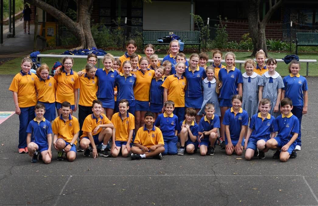 The Tamworth Public School athletes who will be in action this week. Picture by Gareth Gardner 