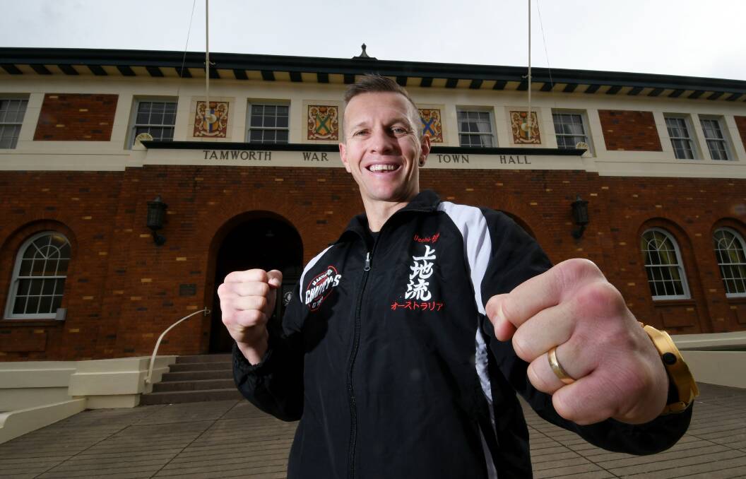 LET'S GET IT ON!: Tamworth combat sports identity Scott Chaffey wants to see a fight night staged in the city. Photo: Gareth Gardner
