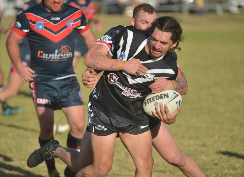 DANGER MAN: Magpies No 6 Isaah Millgate has been in good form.