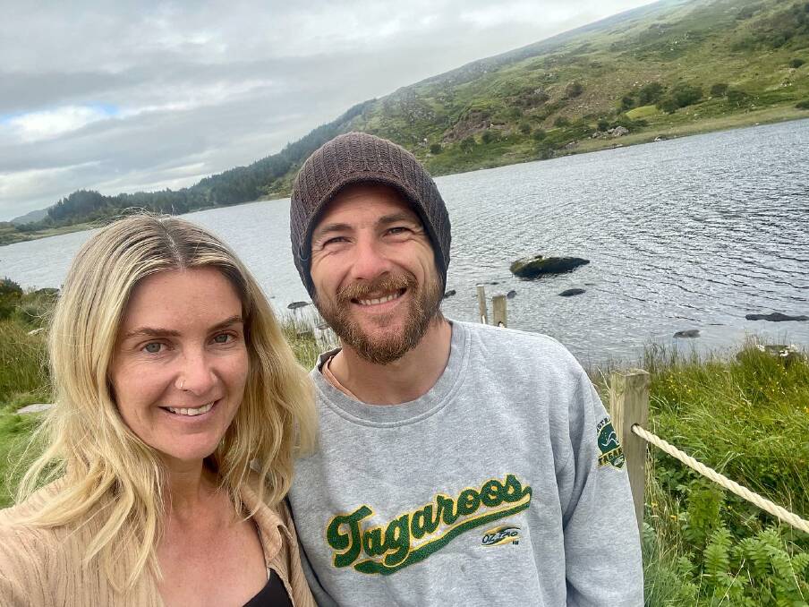 Jessica and Jordan at Ireland's Ring of Kerry. Picture supplied