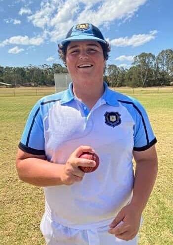 Lewington took 5-53 off eight overs playing for North West against Riverina last week. Picture supplied